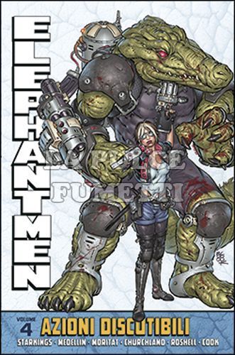 100% PANINI COMICS - ELEPHANTMEN #     4: AZIONI DISCUTIBILI